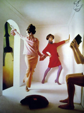 Jean Shrimpton, Veronica Hamel by Melvin Sokolsky (1964)