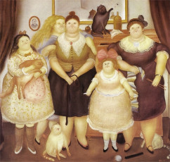 The Sisters by Fernando Botero (1969)