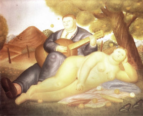 Concert in the Countryside by Fernando Botero (1971)