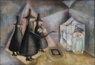 The Houses From Burnley by Leonora Carrington (1970)