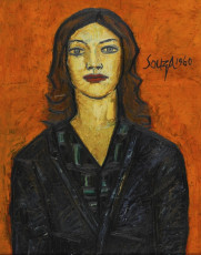 Untitled (Portrait of a Lady) by Francis Newton Souza (1960)