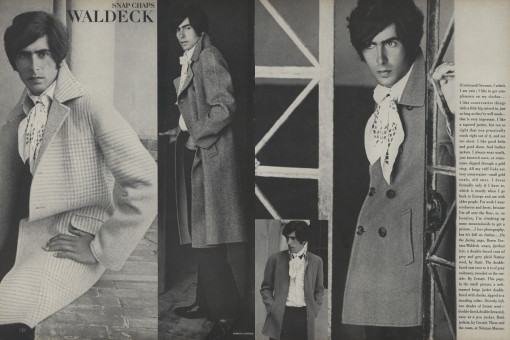 Alexis Waldeck by Patrick Litchfield (Vogue USA 1968.11/2)