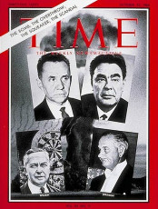 Kosygin, Brezhnev, Wilson, Johnson - Oct. 23, 1964