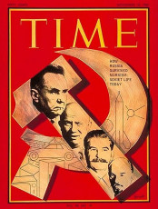 Kosygin, Khrushchev, Stalin and Lenin - Nov. 10, 1967