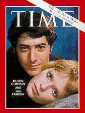Dustin Hoffman and Mia Farrow - Feb. 7, 1969
