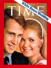 Eddie Cox and Tricia Nixon - June 14, 1971