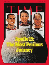 Astronauts Scott, Irwin and Worden - Aug. 9, 1971