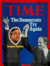 Sargent Shriver and George McGovern - Aug. 14, 1972