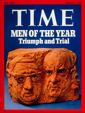 Kissinger and Nixon, Men of the Year - Jan. 1, 1973