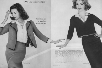 Anna Carin Bjork, unknown by Frances McLaughlin-Gilli / Vogue USA (1960.01/2)