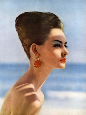 Isabella Albonico by John Rawlings / Vogue USA (1960.04)