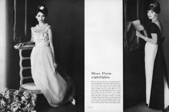 Katherine Pastrie by Henry Clarke / Vogue USA (1960.04)