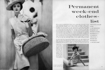 Dorothy McGowan by Frances McLaughlin-Gill / Vogue USA (1960.05)