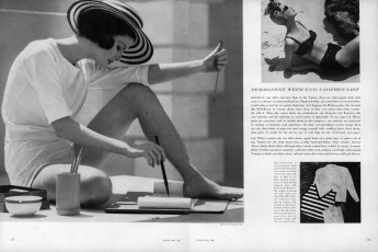 Dorothy McGowan by Frances McLaughlin-Gill / Vogue USA (1960.05)