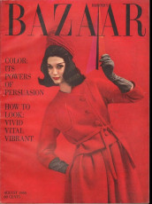 Simone d'Aillencourt by Gleb Derujinsky / Harper's Bazaar USA (1960.08)