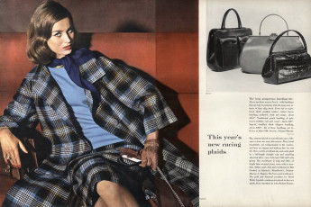Anna Carin Bjorck by Tom Palumbo / Vogue USA (1960.08)