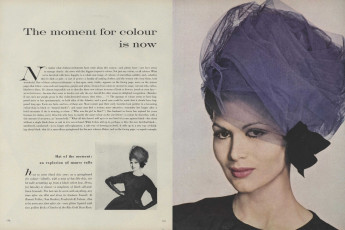 Isabella Albonico by Irving Penn / Vogue USA (1960.09)