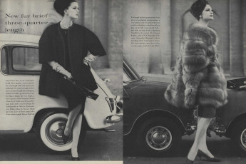 Isabella Albonico, unknown by Henry Clarke / Vogue USA (1960.09)