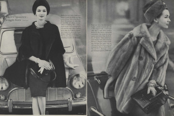 Isabella Albonico, unknown by Henry Clarke / Vogue USA (1960.09)