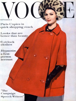 Isabella Albonico by Tom Palumbo / Vogue USA (1960.09/2)