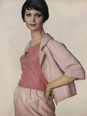 Isabella Albonico by Bert Stern / Vogue USA (1961.02/2)