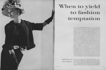 Dorothy McGowan by Sante Forlano / Vogue USA (1961.03/2)