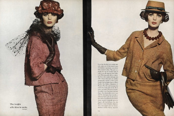 Dorothy McGowan, Marola Witt by Irving Penn / Vogue USA (1961.03/2)