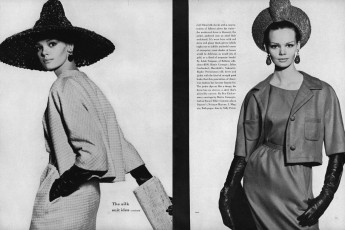 Dorothy McGowan, Marola Witt by Irving Penn / Vogue USA (1961.03/2)