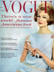 Monique Chevallier by John Rawlings / Vogue USA (1961.08)