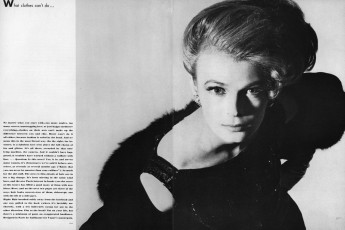 Monique Chevalier by Irving Penn / Vogue USA (1961.09/2)