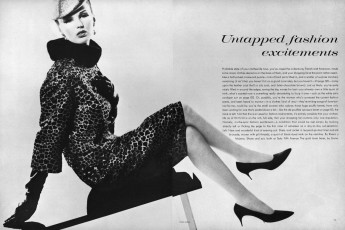 Dorothy McGowan by Karen Radkai / Vogue USA (1961.10/2)