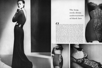 Anna Carin Bjorck by Horst P. Horst / Vogue USA (1961.10/2)