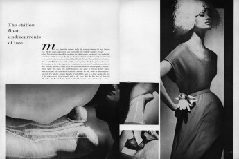 Anna Carin Bjorck by Horst P. Horst / Vogue USA (1961.10/2)