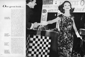 Nena von Schlebrügge by John Rawlings / Vogue USA (1961.11)