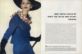 Dorothy McGowan by Irving Penn / Vogue USA (1962.01)