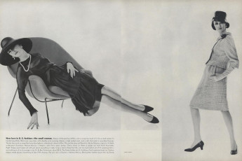 Nena von Schlebrugge, unknown by Karen Radkai / Vogue USA (1962.02)