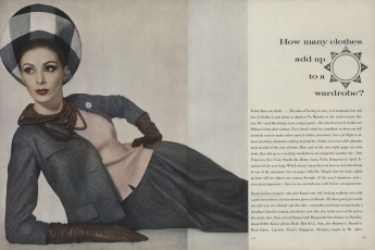 Wilhelmina Cooper by Irving Penn / Vogue USA (1962.04)