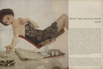 Wilhelmina Cooper by Karen Radkai / Vogue USA (1962.04)