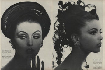 Dorothy McGowan by William Klein / Vogue USA (1962.04)