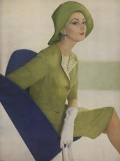 Wilhelmina Cooper by Sante Forlano / Vogue USA (1962.04)