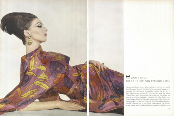 Wilhelmina Cooper by Irving Penn / Vogue USA (1962.04-2)