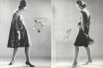 Nena Von Schlebrugge, Marola Witt by Sante Forlano / Vogue USA (1962.04-2)