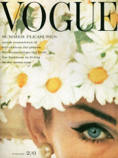 Jean Shrimpton by David Bailey / Vogue UK (1962.06)