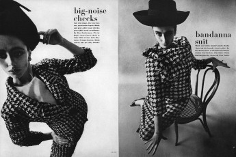 Maggi Eckardt by Art Kane / Vogue USA (1962.08/2)
