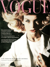 Jean Shrimpton by David Bailey / Vogue UK (1962.09)