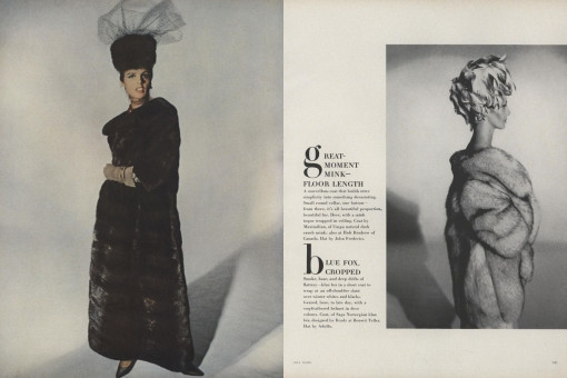 Tilly Tizzani, Dorothy McGowan, Sondra Peterson, unknown by Louis Faurer / Vogue USA (1962.10)