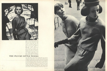 Jean Shrimpton by David Bailey / Vogue USA (1962.11)