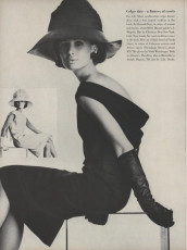Brigitte Bauer by Irving Penn / Vogue USA (1963.03)