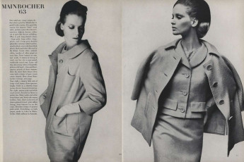 Veruschka, Celia Hammond by Irving Penn / Vogue USA (1963.04/2)