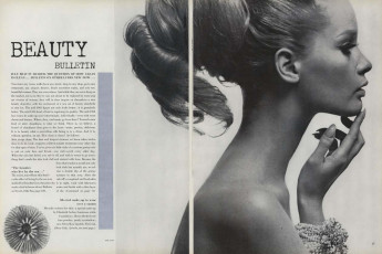 Celia Hammond by Bert Stern / Vogue USA (1963.07)